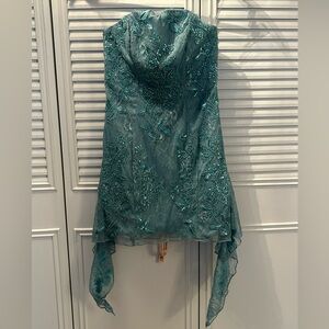 Princess Polly Steel Blue Dress